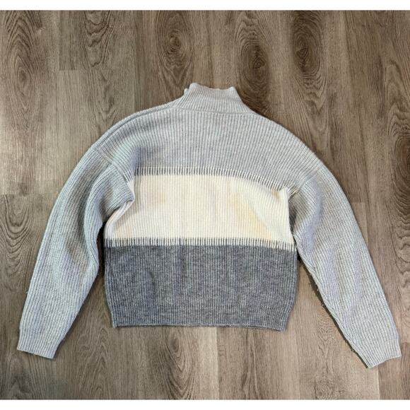 Peserico Colorblock Wool Blend Mock Neck Sweater – Size Small (IT 38) - Picture 1 of 5